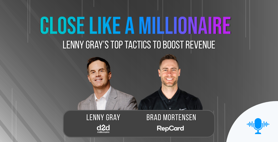 Successful sales professional closing a deal