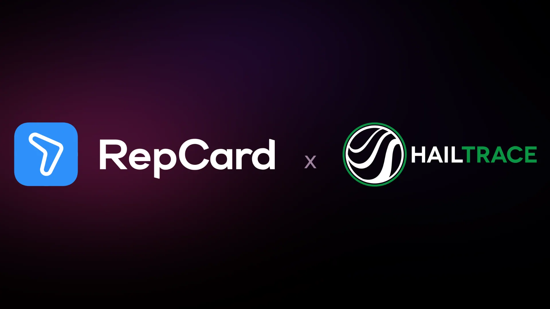 HailTrace Integration for RepCard: Storm Zones Abstract storm and lightning visualization representing the HailTrace integration with RepCard