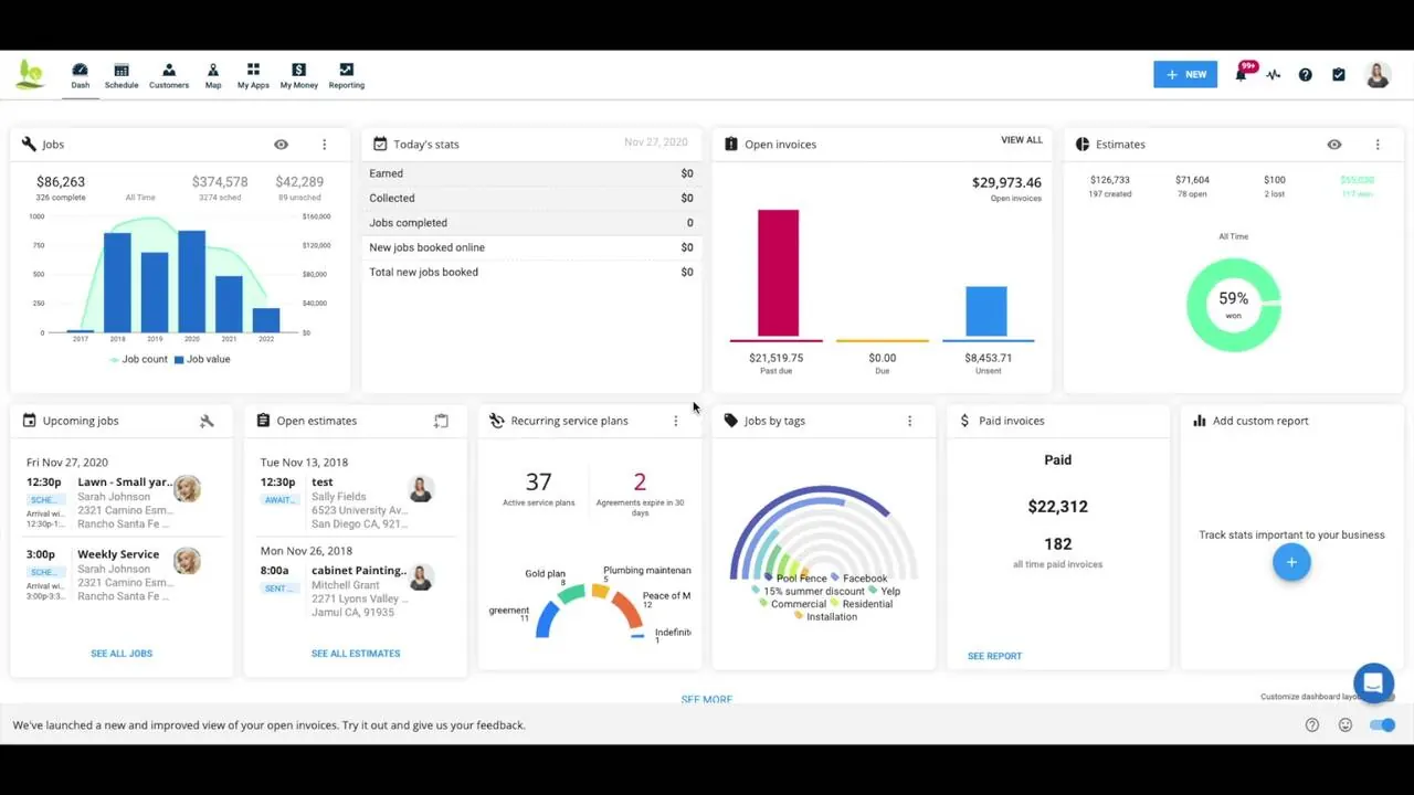 Housecall Pro field service management software for home services crews